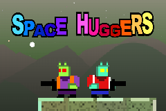 Space Huggers logo